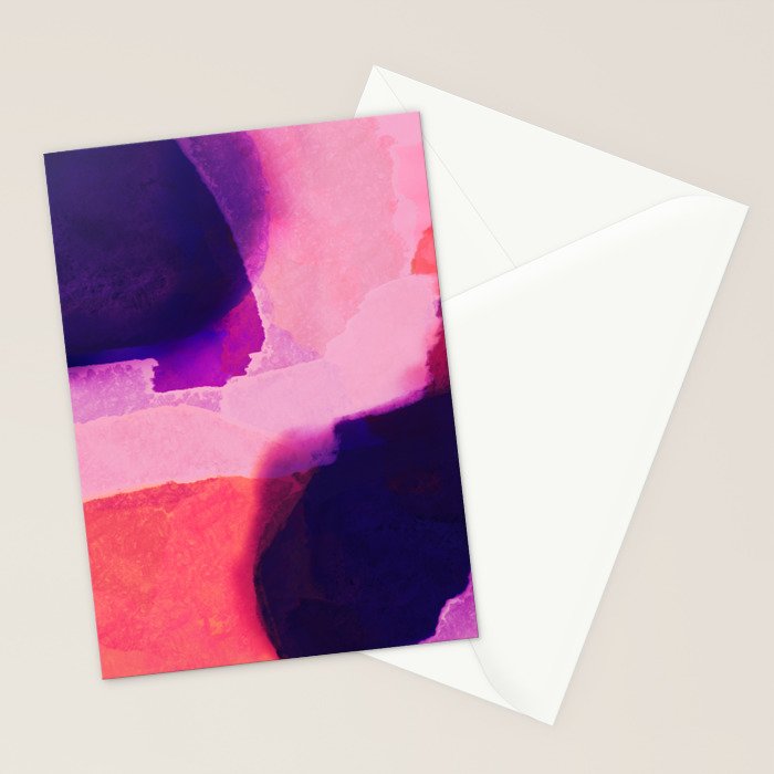 Sunrise at water's edge abstract Stationery Card Gallery Image 2