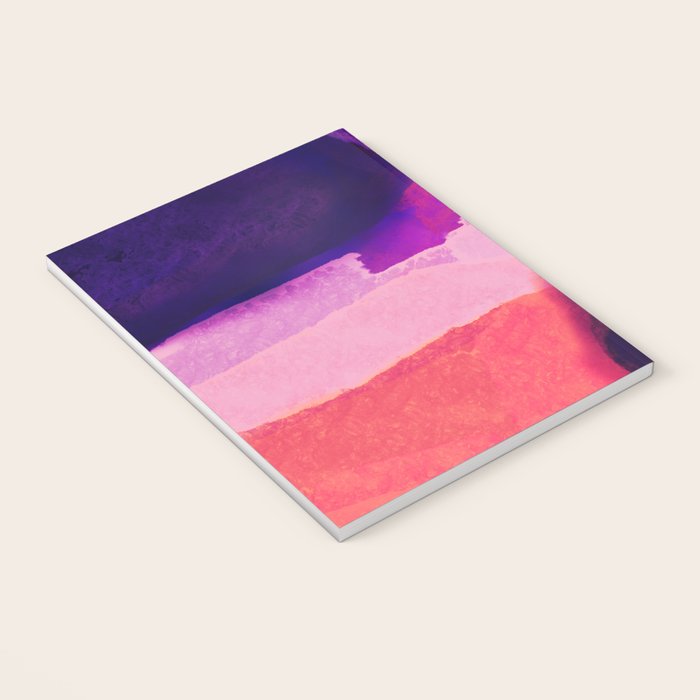 Sunrise at water's edge abstract Notebook Gallery Image 3