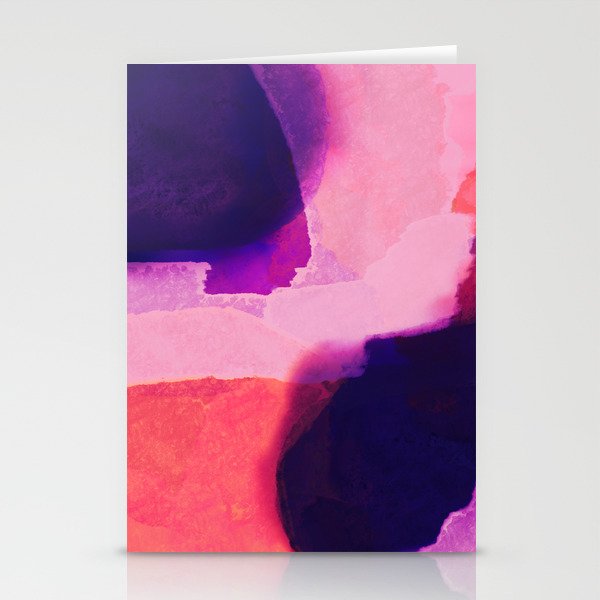 Sunrise at water's edge abstract Stationery Card Gallery Image 1