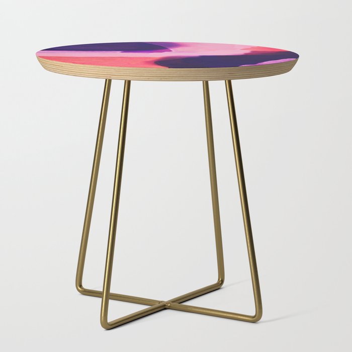 Sunrise at water's edge abstract Side Table Gallery Image 1