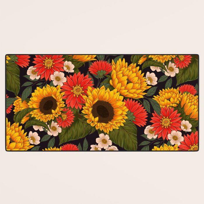 Sunflower Meadow Desk Mat Gallery Image 3