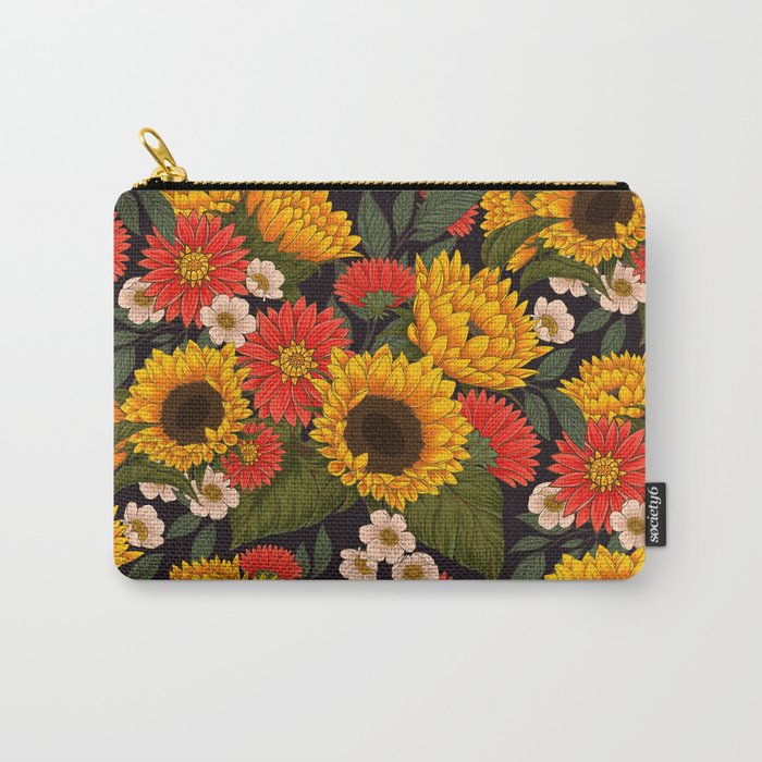 Sunflower Meadow Carry All Pouch Gallery Image 1