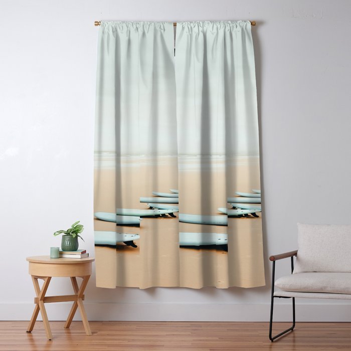 Out Surfing 2 Window Curtain Gallery Image 5