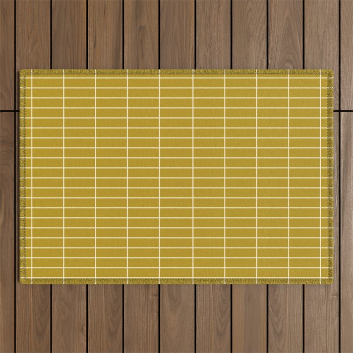 Grid Pattern XXIII Outdoor Rug Gallery Image 1