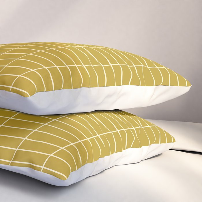 Grid Pattern XXIII Pillow Sham Gallery Image 3