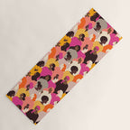 Female diverse faces pink Yoga Mat Gallery Image 1