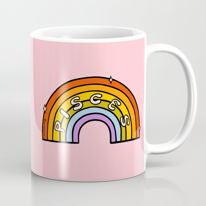 Pisces Rainbow Coffee Mug Gallery Image 1