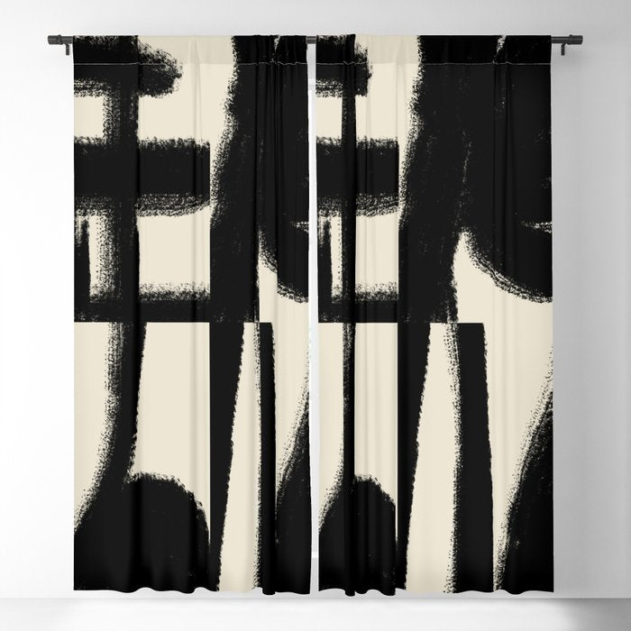 Japandi Object Wabi Sabi Window Curtain Gallery Image 1