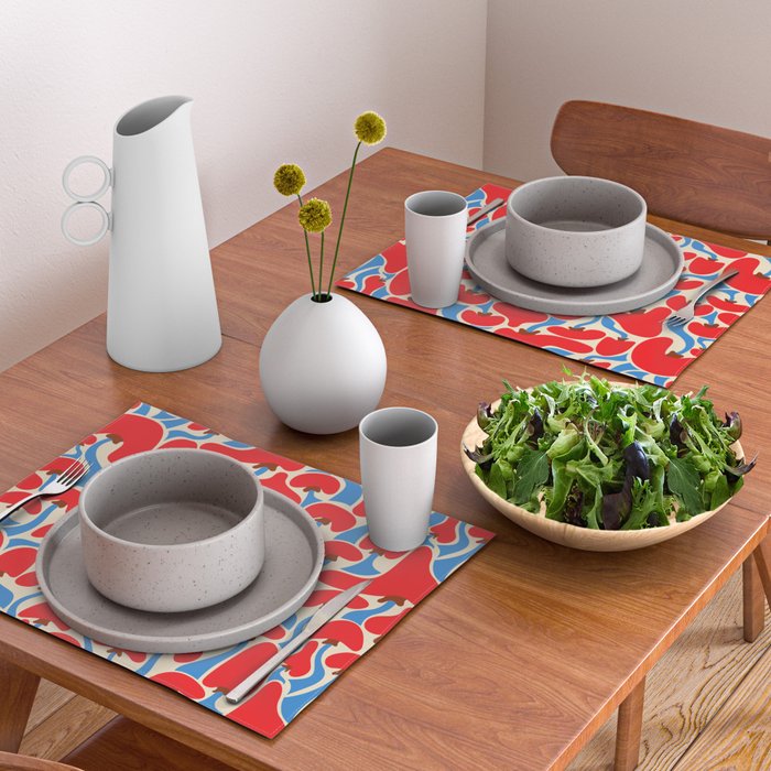 Groovy Mushrooms Placemat Gallery Image 2
