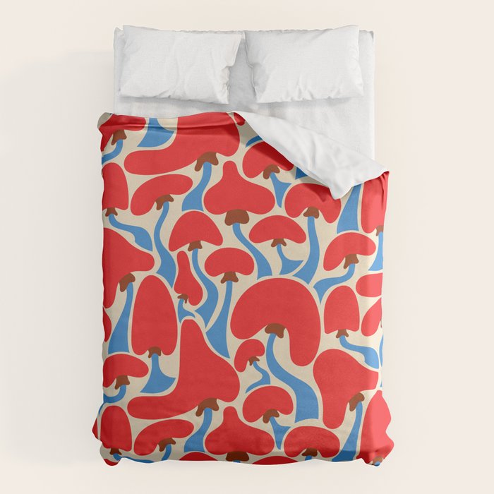 Groovy Mushrooms Duvet Cover Gallery Image 6