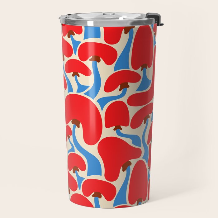 Groovy Mushrooms Travel Mug Gallery Image 2
