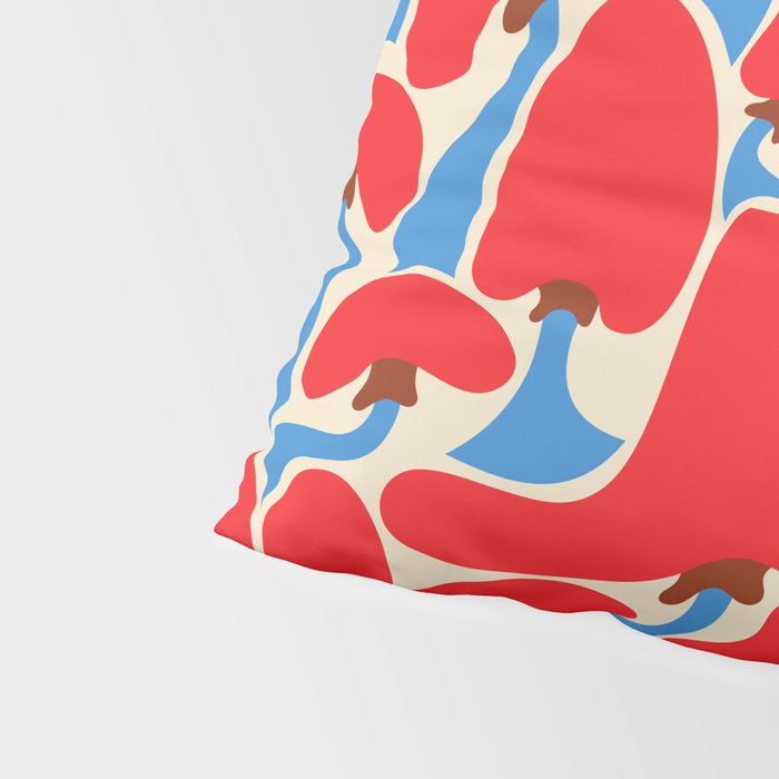 Groovy Mushrooms Pillow Sham Gallery Image 4