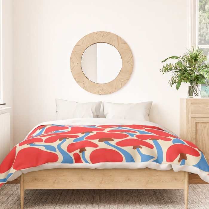 Groovy Mushrooms Duvet Cover Gallery Image 3