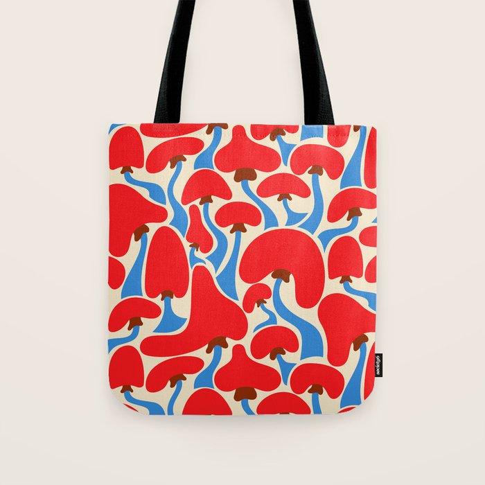 Groovy Mushrooms Tote Bag Gallery Image 1