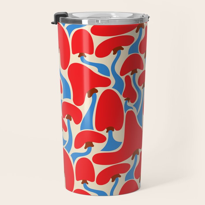 Groovy Mushrooms Travel Mug Gallery Image 3