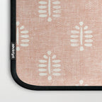 block print palms on blush Laptop Sleeve Gallery Image 3