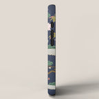 Japanese Crane Tropical Exotic Flower Pattern iPhone Case Gallery Image 2