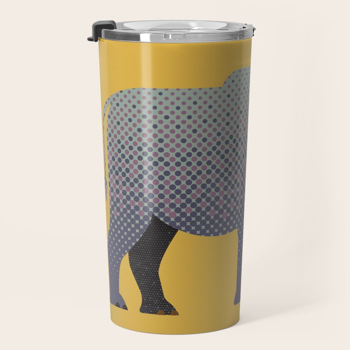 Whimsy Rhinoceros II Travel Mug Gallery Image 3