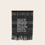 Rapper's Delight, I said a hip hop Wall Hanging Gallery Image 1