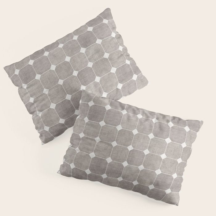 ZHI RIAD GREY Pillow Sham Gallery Image 1