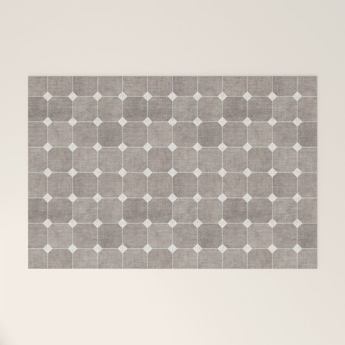 ZHI RIAD GREY Welcome Mat Gallery Image 1