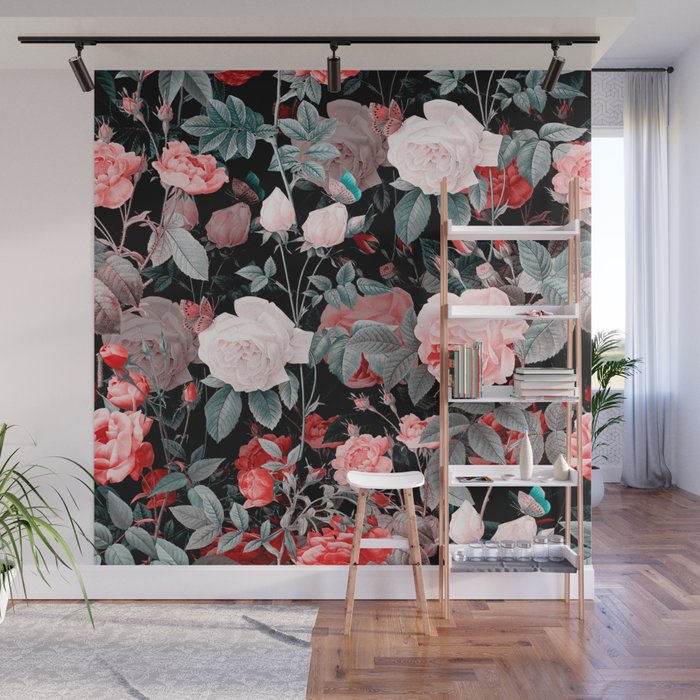 Botanic Floral Wall Mural Gallery Image 1