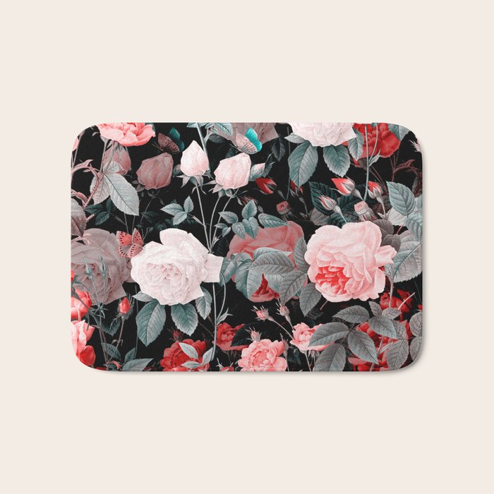 Botanic Floral Bath Mat Gallery Image 1