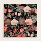 Botanic Floral Wood Wall Art Gallery Image 1
