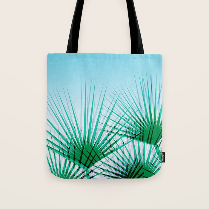 Airhead - memphis throwback retro vintage ombre blue palm springs socal california dreamer pop art Tote Bag Gallery Image 1