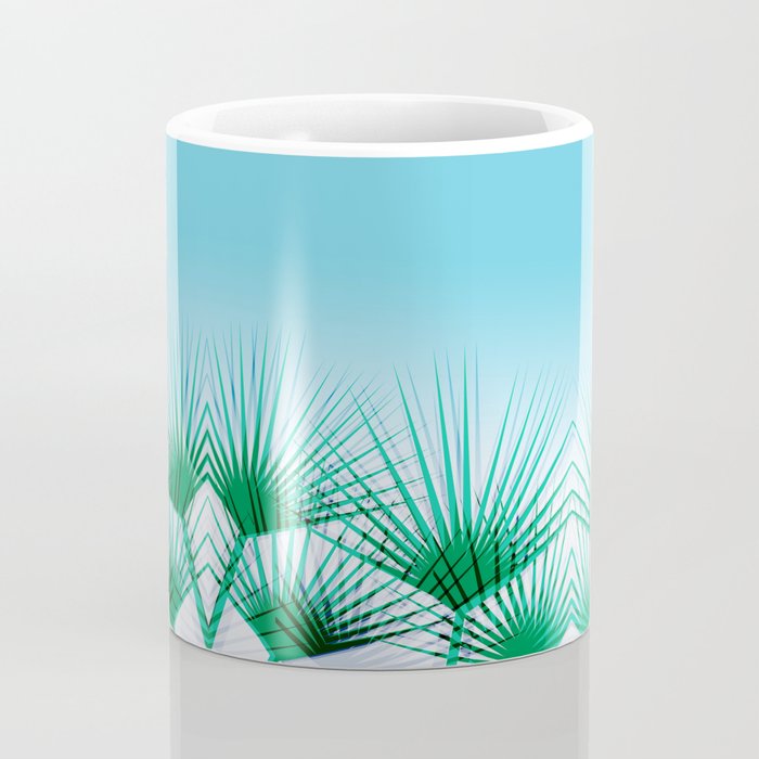 Airhead - memphis throwback retro vintage ombre blue palm springs socal california dreamer pop art Coffee Mug Gallery Image 4