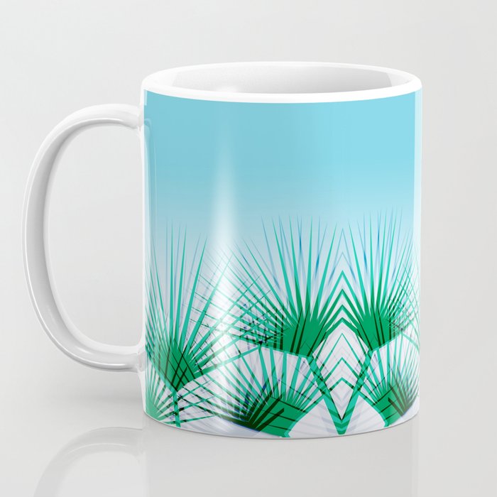 Airhead - memphis throwback retro vintage ombre blue palm springs socal california dreamer pop art Coffee Mug Gallery Image 3