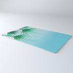 Airhead - memphis throwback retro vintage ombre blue palm springs socal california dreamer pop art Rug Gallery Image 3