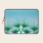 Airhead - memphis throwback retro vintage ombre blue palm springs socal california dreamer pop art Laptop Sleeve Gallery Image 1