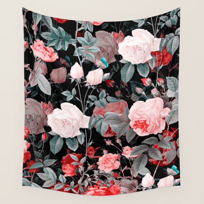 Botanic Floral Wall Tapestry Gallery Image 4