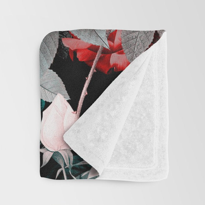 Botanic Floral Throw Blanket Gallery Image 3