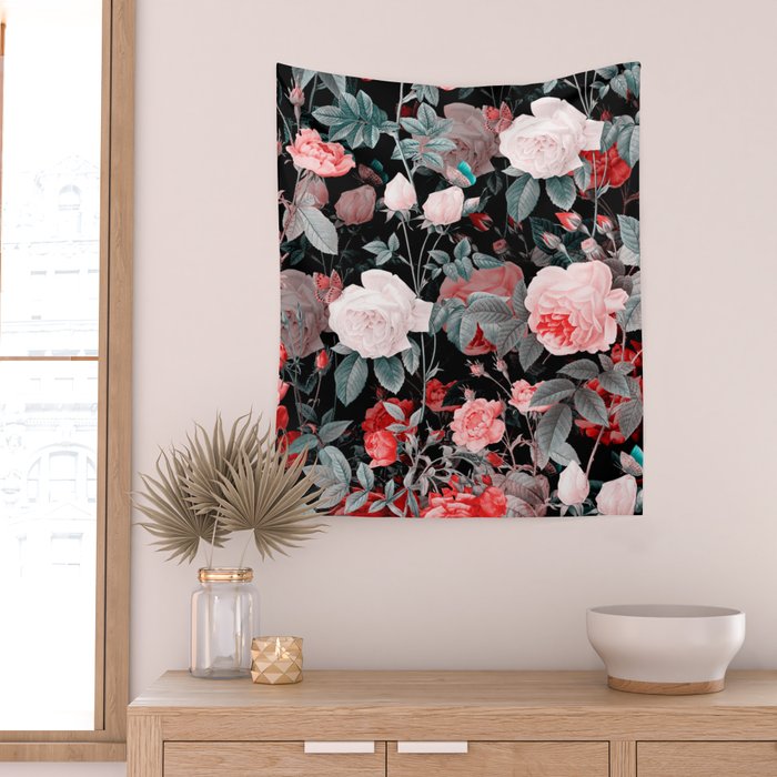 Botanic Floral Wall Tapestry Gallery Image 2