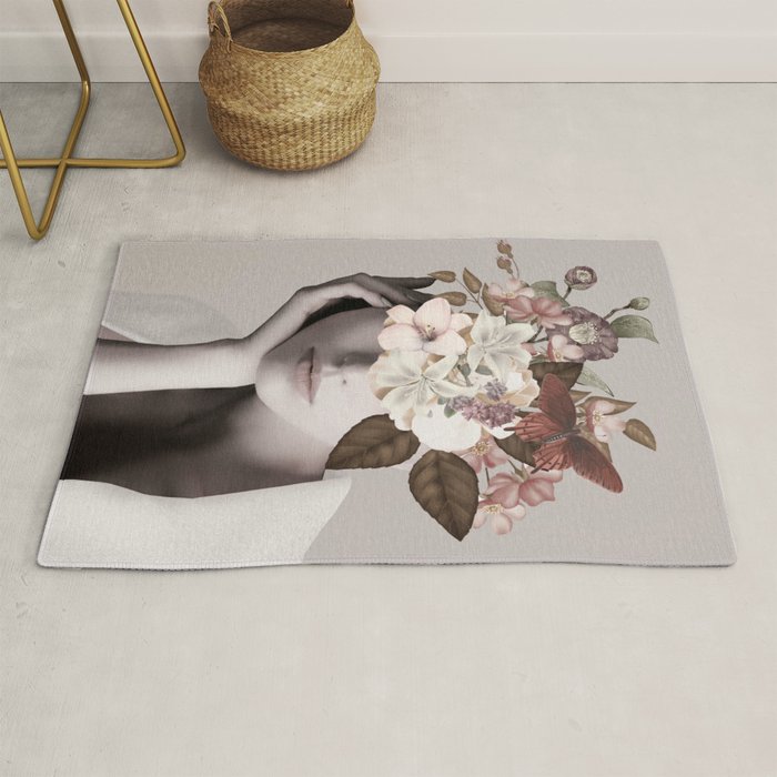 WOMAN WITH FLOWERS 19 Rug Gallery Image 1