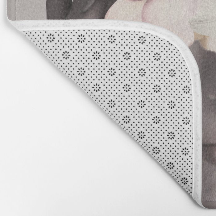WOMAN WITH FLOWERS 19 Bath Mat Gallery Image 2