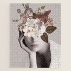 WOMAN WITH FLOWERS 19 Jigsaw Puzzle Gallery Image 1