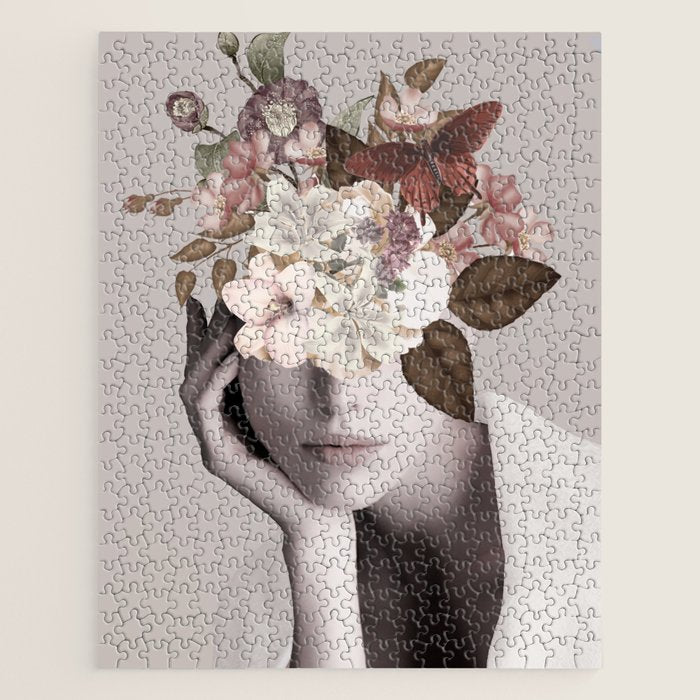 WOMAN WITH FLOWERS 19 Jigsaw Puzzle Gallery Image 1