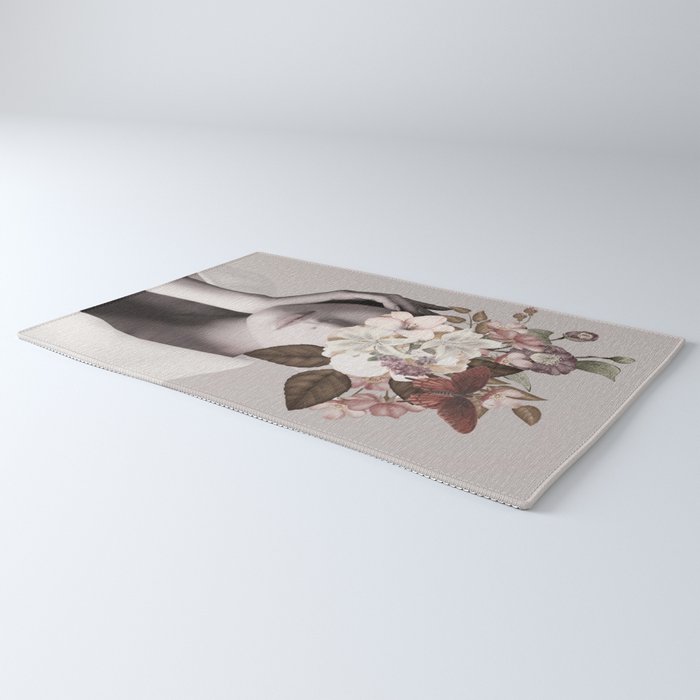 WOMAN WITH FLOWERS 19 Rug Gallery Image 3