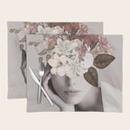 WOMAN WITH FLOWERS 19 Placemat Gallery Image 1