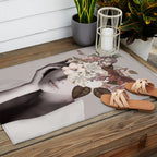 WOMAN WITH FLOWERS 19 Outdoor Rug Gallery Image 2