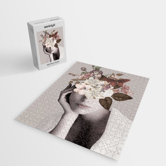 WOMAN WITH FLOWERS 19 Jigsaw Puzzle Gallery Image 2
