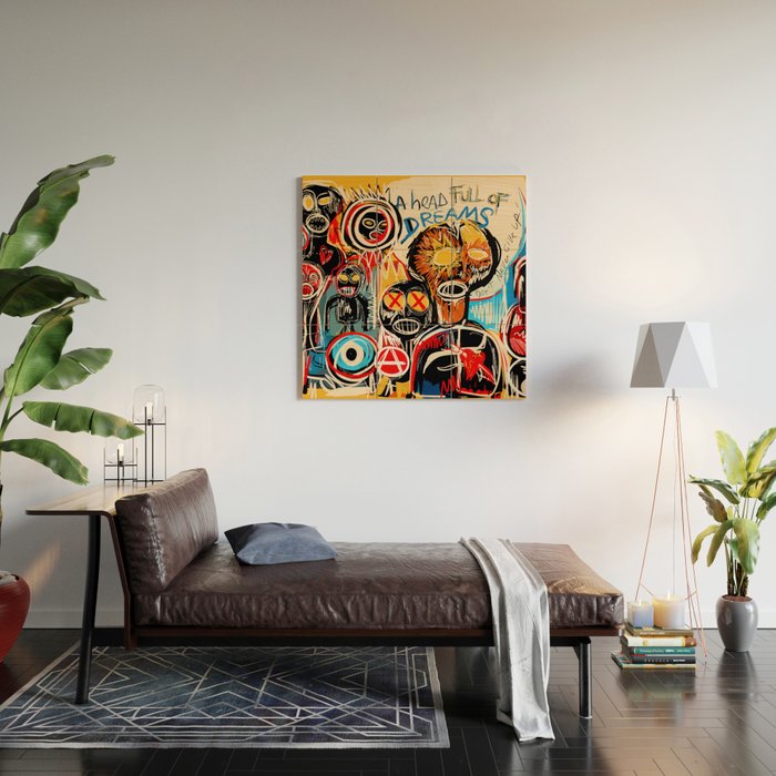 Head full of dreams Wood Wall Art Gallery Image 2