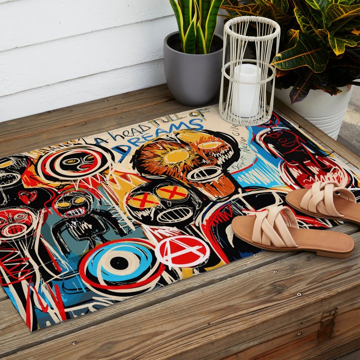 Head full of dreams Outdoor Rug Gallery Image 2