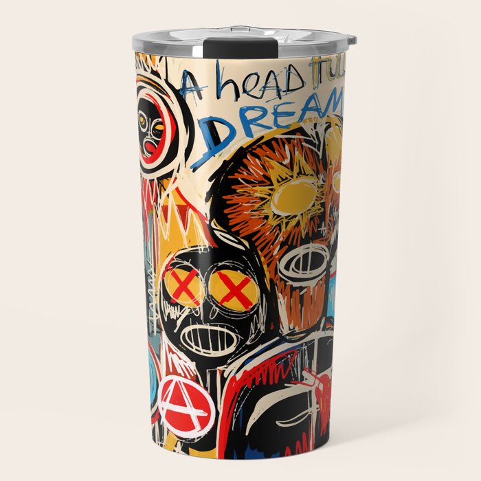 Head full of dreams Travel Mug Gallery Image 1