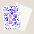 Vitamin Sea - Shells on the Beach Stationery Card Gallery Image 2