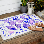 Vitamin Sea - Shells on the Beach Outdoor Rug Gallery Image 2