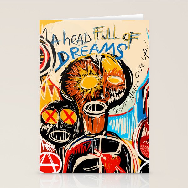 Head full of dreams Stationery Card Gallery Image 2